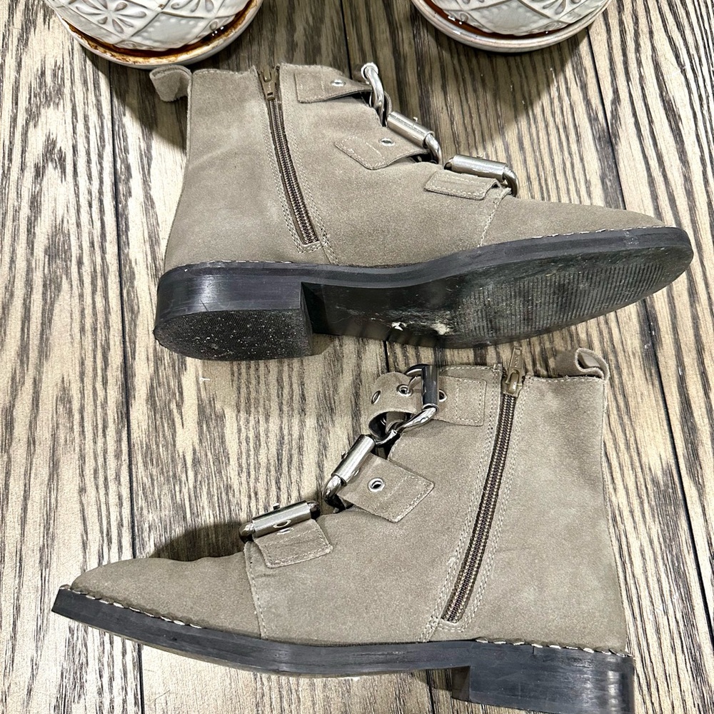 Topshop Ankle Boots Gray Size 7 - Picture 7 of 9